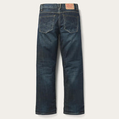 1312 Fit Jeans With A Pieced Back Pocket Blue | Men Stetson Boot Cut