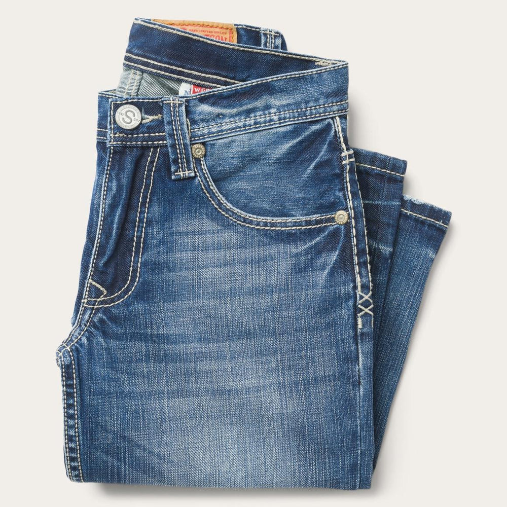 1312 Fit Light Wash Jeans Blue | Men Stetson Boot Cut