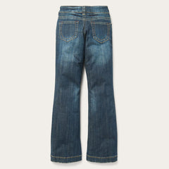 214 City Trouser Jeans In Medium Wash Blue | Women Stetson Denim