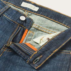 816 Classic Boot Cut Jeans In Dark Wash Blue | Women Stetson Denim