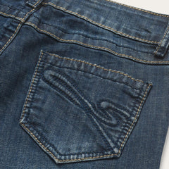 818 Bootcut Jean With "S" Back Pocket Blue | Women Stetson Denim