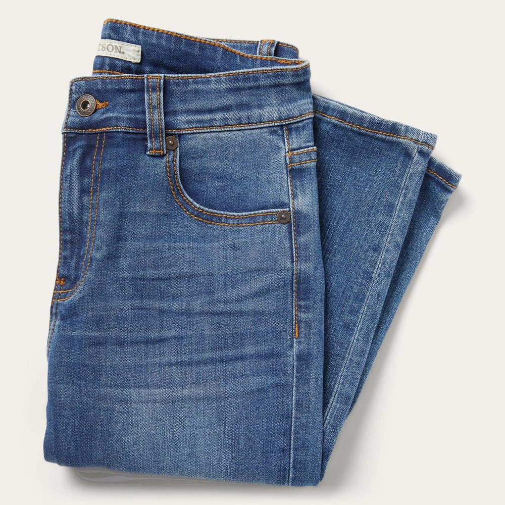 902 High Waist Skinny Fit Jeans Blue | Women Stetson Denim