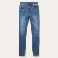 902 High Waist Skinny Fit Jeans Blue | Women Stetson Denim