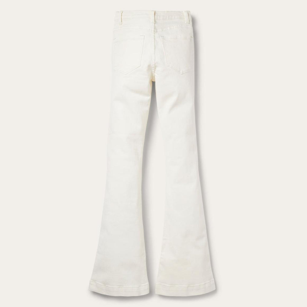 921 High Rise Flare Fit Jean White | Women Stetson Denim