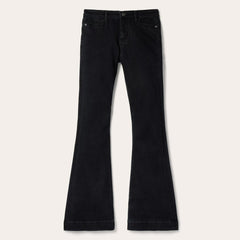 921 High Rise Flare Jeans Black | Women Stetson Denim
