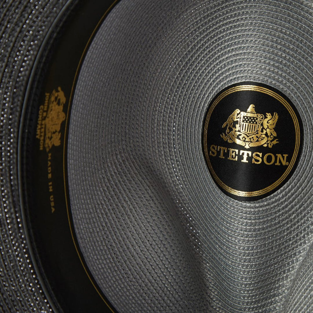 Andover Milan Fedora Grey Black | Men/Women Stetson Fedora