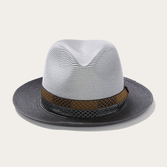 Andover Milan Fedora Grey Black | Men/Women Stetson Fedora