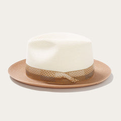 Andover Milan Fedora Ivory Cognac | Men/Women Stetson Fedora