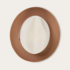 Andover Milan Fedora Ivory Cognac | Men/Women Stetson Fedora