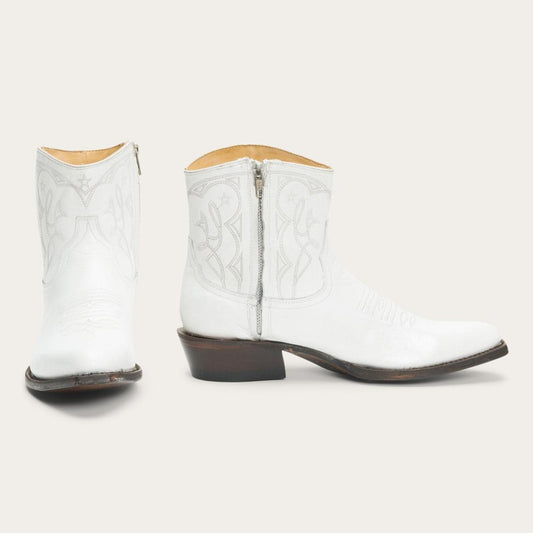 Annika Boots White | Women Stetson Shorties