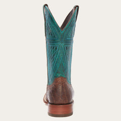 Big Horn Tobacco Alligator Cowboy Boot Brown | Men Stetson Western