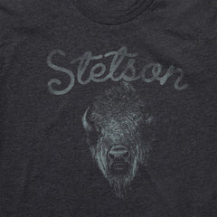 Bison Spirit Graphic Tee Black | Men Stetson Tees