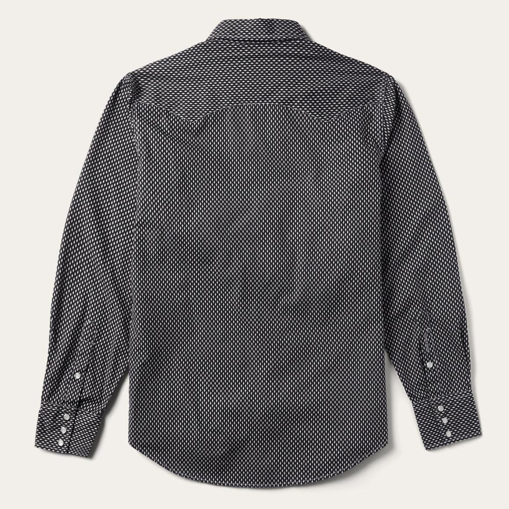 Black Diamond Shirt Black | Men Stetson Modern Cut