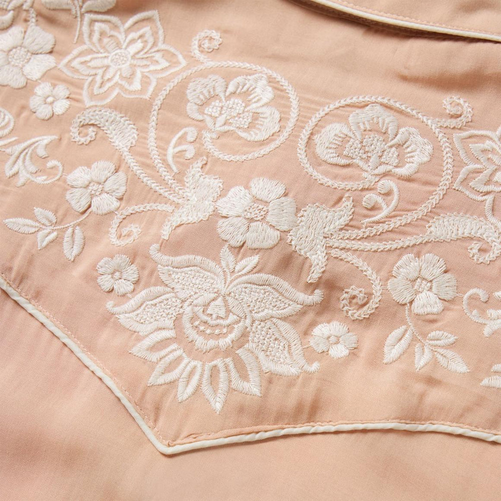 Blush Embroidered Western Shirt Pink | Women Stetson Western Shirts