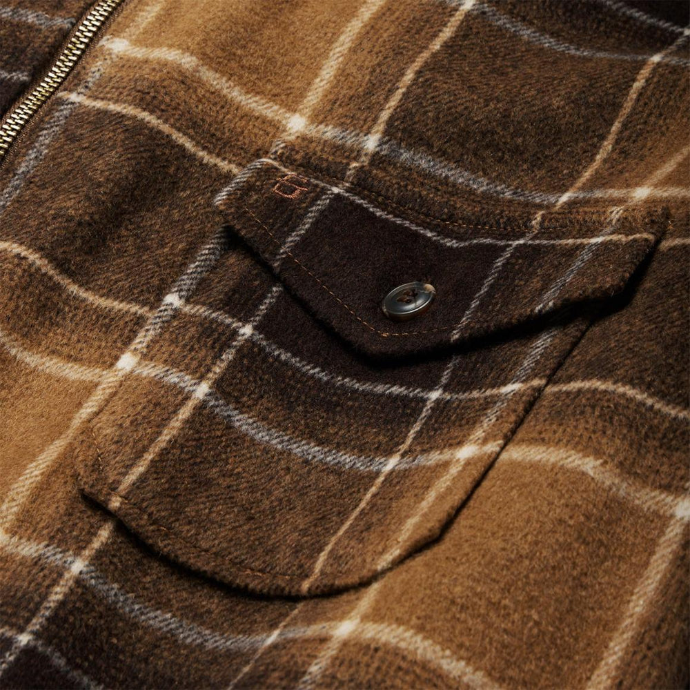 Brown Plaid Western Coat Brown | Men Stetson Jackets