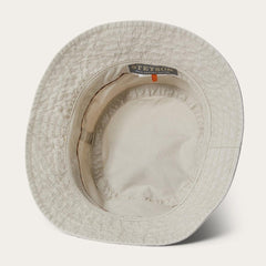Bucket Delave Organic Cotton Off White | Men/Women Stetson Caps & Truckers