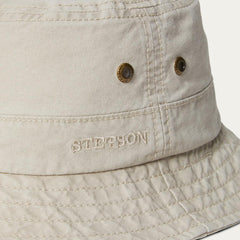 Bucket Delave Organic Cotton Off White | Men/Women Stetson Outdoor