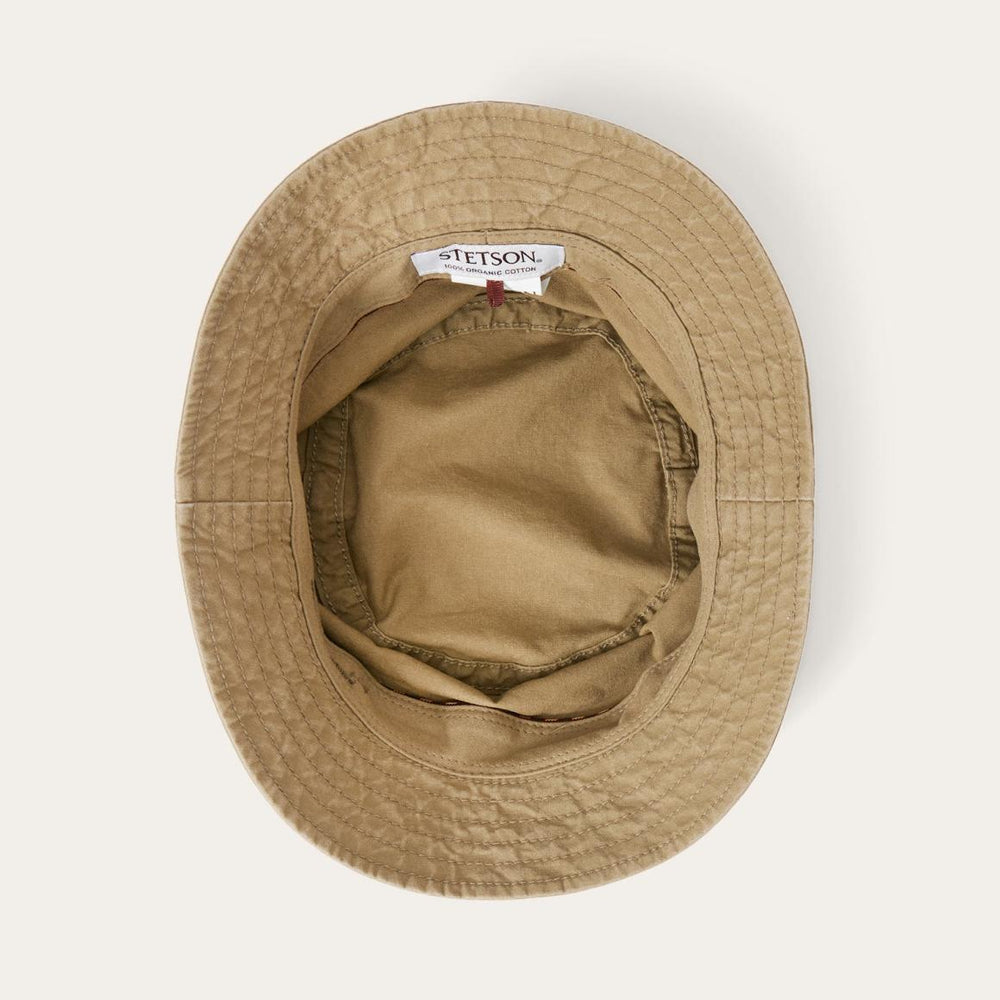 Bucket Delave Organic Cotton Olive | Men/Women Stetson Caps & Truckers