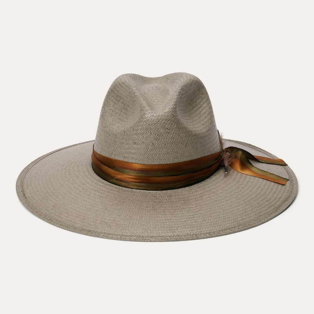 Caelus Straw Fedora Seafoam | Men/Women Stetson Fedora