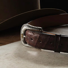 Caiman Western Tab Belt Cigar Classic | Men Stetson Belts