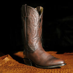 Carlisle Western Boots Burnished Brown | Men Stetson Western