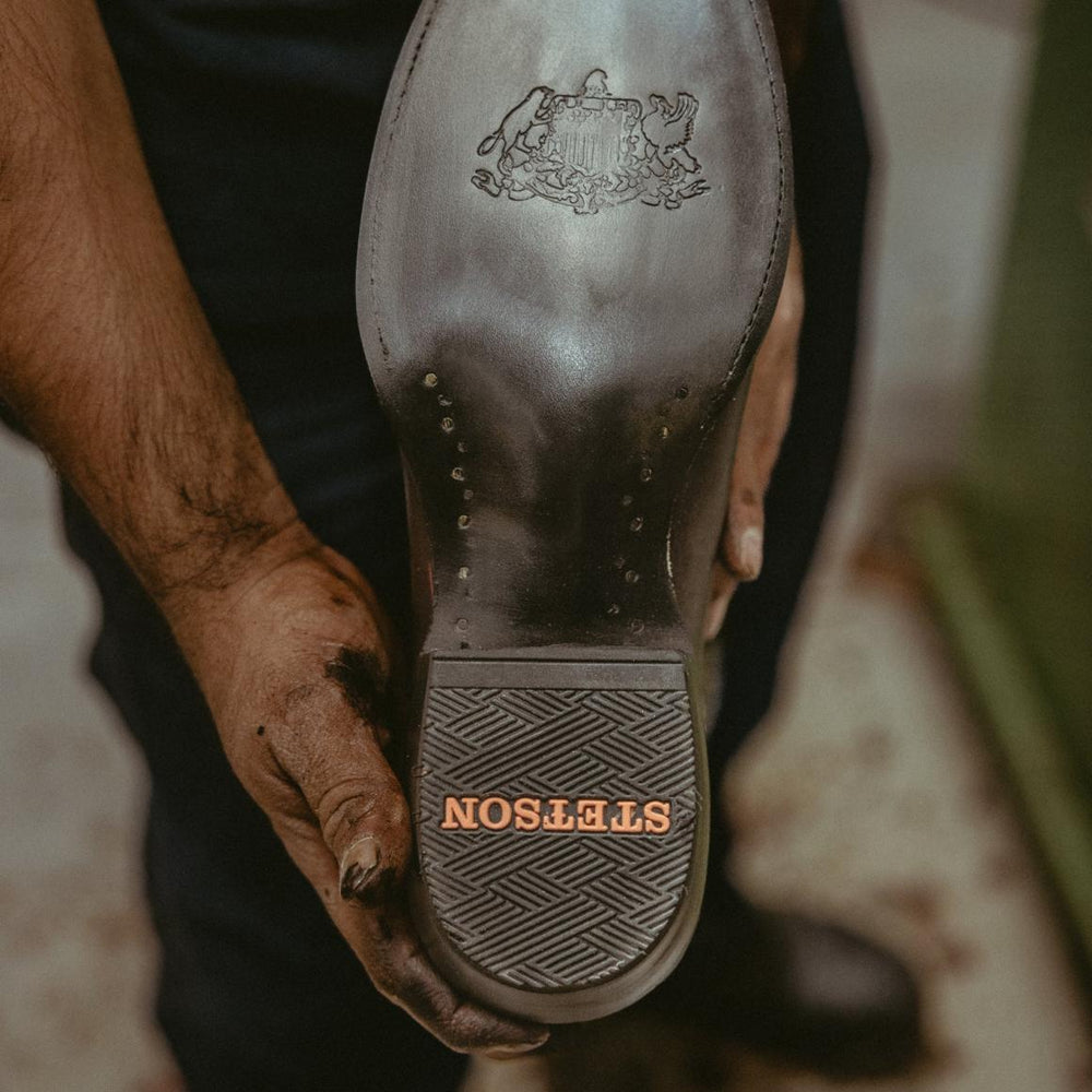 Carlisle Western Boots Burnished Brown | Men Stetson Western