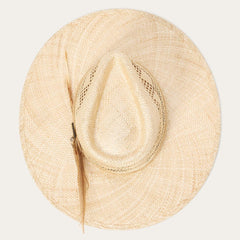 Chorus Straw Flat Brim Hat Natural | Men/Women Stetson Fedora