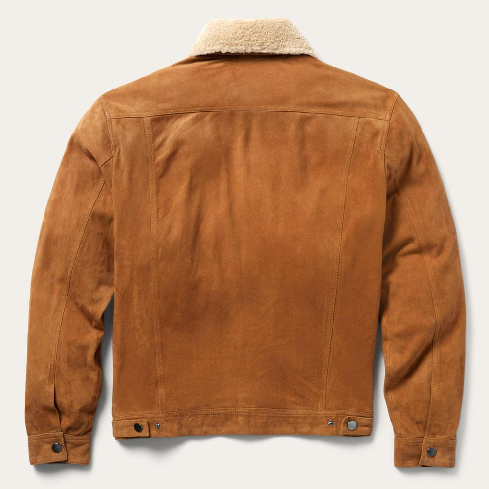 Classic Suede Jacket Tan | Men Stetson Jackets