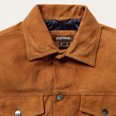 Classic Suede Jacket Tan | Men Stetson Jackets