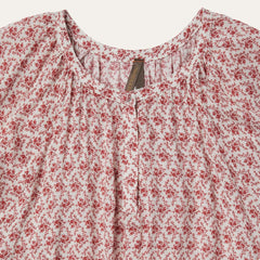 Cottage Floral Dress Red | Women Stetson Midi