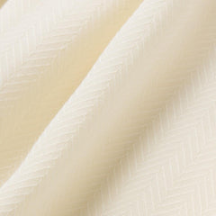 Cream Herringbone Blouse White | Women Stetson Blouses