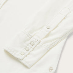 Cream Twill Shirt White | Men Stetson Modern Cut