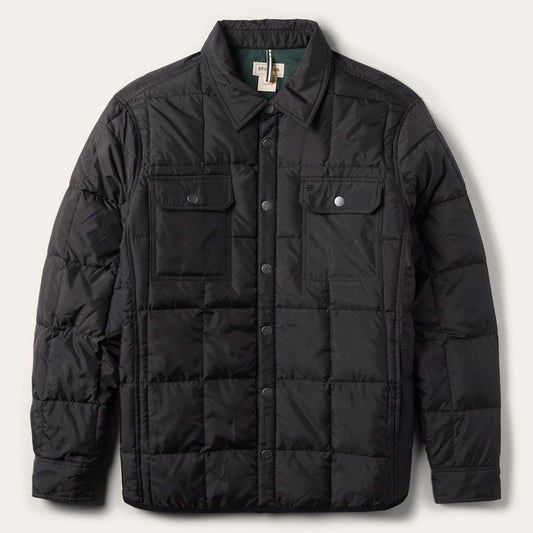 Crushable Black Parachute Jacket Black | Men Stetson Jackets