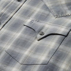 Dobby Twill Plaid Shirt Brown | Men Stetson Western Shirts