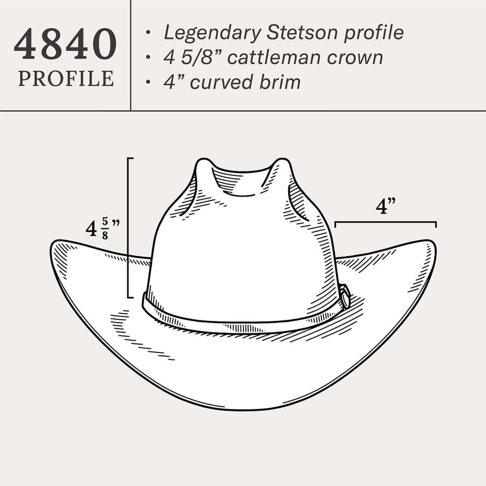 El Patron 48 Premier 30X Cowboy Hat Black | Men/Women Stetson Western