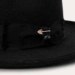Eureka Black | Men/Women Stetson Fedora