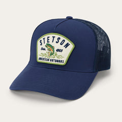 Fishing Patch Trucker Cap Navy | Men/Women Stetson Caps & Truckers