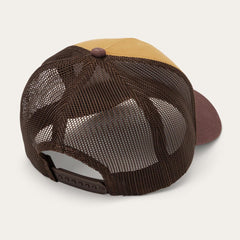 Fishing Patch Trucker Cap Tan / Oxblood | Men/Women Stetson Caps & Truckers
