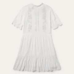 Flat Weave Dress White | Women Stetson Mini