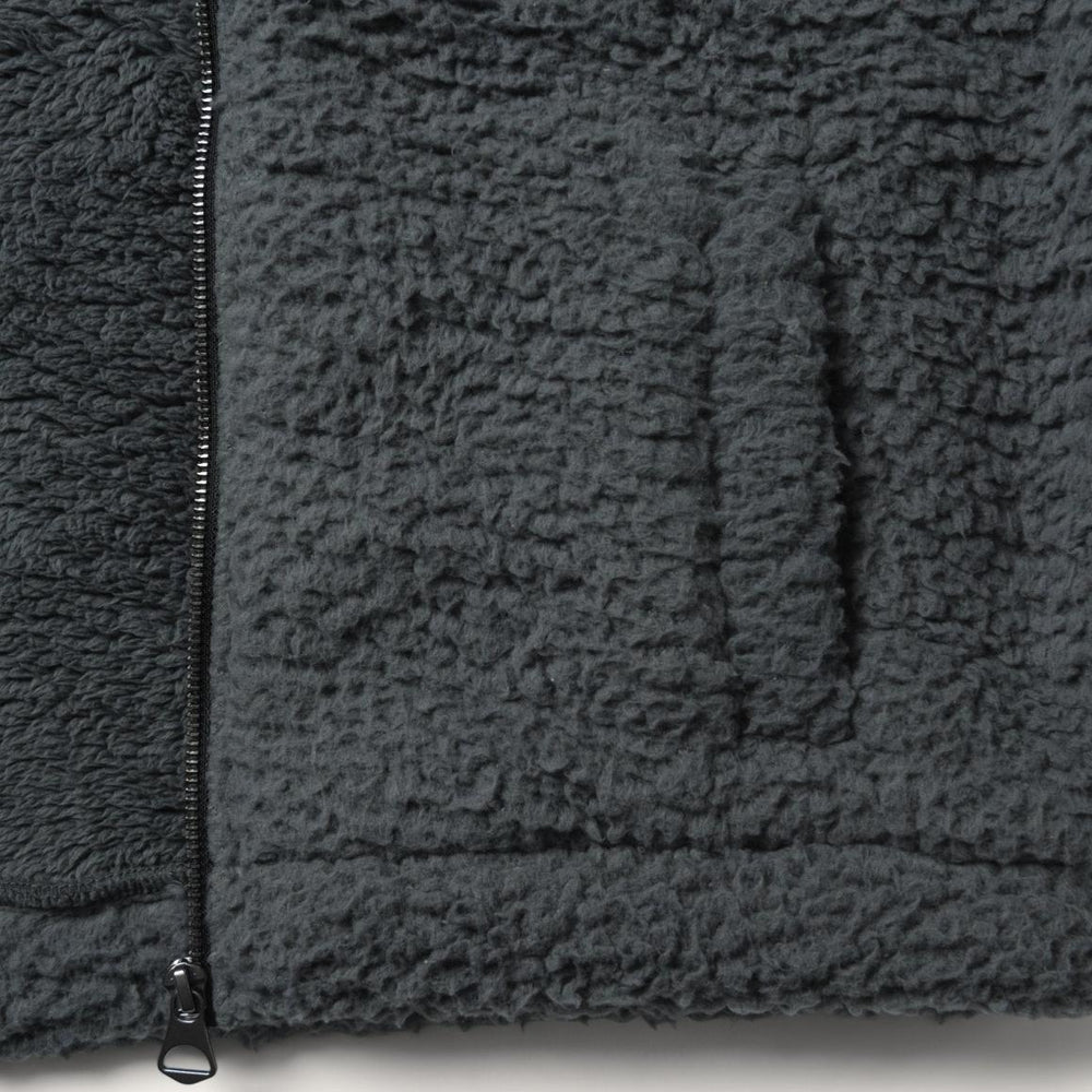 Fuzzy Teddy Bear Fleece Jacket Grey | Women Stetson Jackets