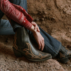 Greta Boots Black | Women Stetson Shorties