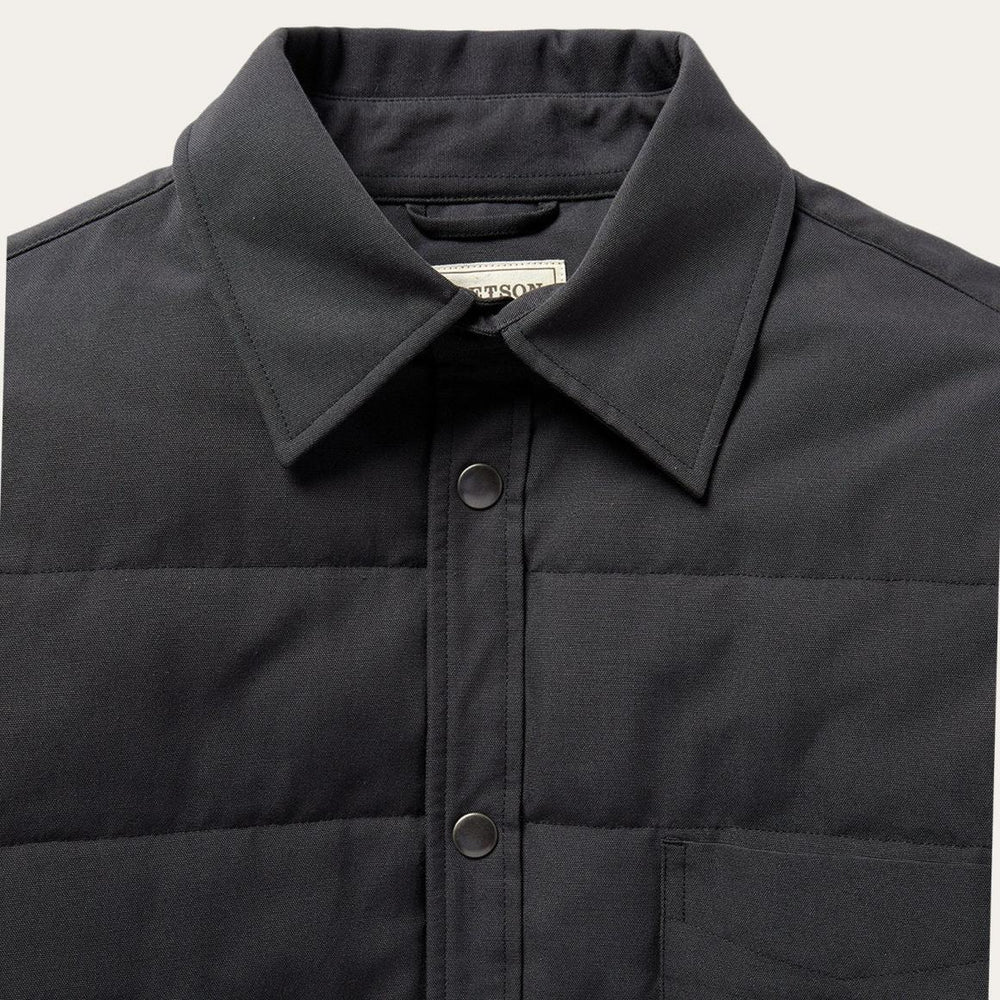 Grey Down Jacket Grey | Men Stetson Jackets