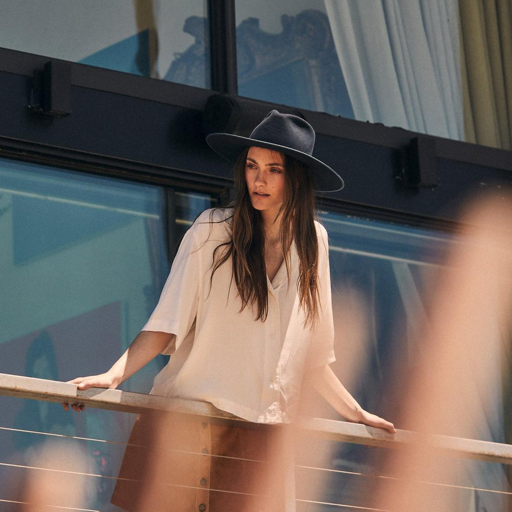 Hardrock Navy | Men/Women Stetson Fedora