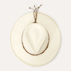 Helena Straw Fedora Natural | Men/Women Stetson Fedora