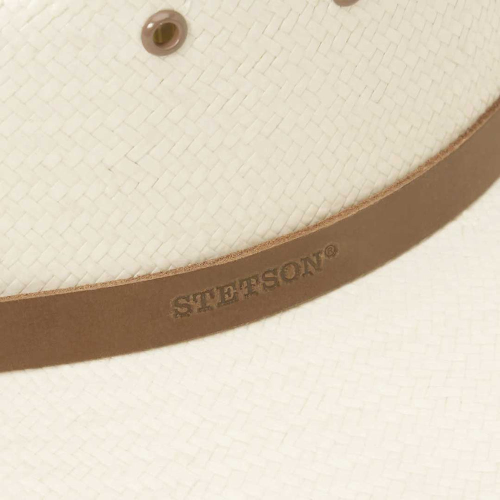 Helena Straw Fedora Natural | Men/Women Stetson Fedora