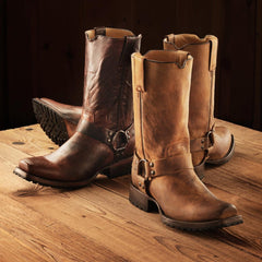 Heritage Harness Boots Waxed Brown | Men Stetson Western