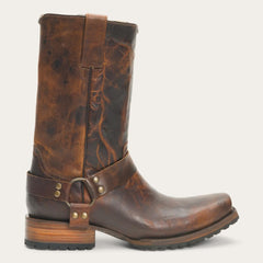 Heritage Harness Boots Waxed Brown | Men Stetson Western