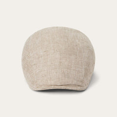 Herringbone Linen Ivy Cap Beige Herringbone | Men/Women Stetson Caps & Truckers