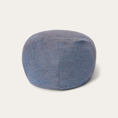 Herringbone Linen Ivy Cap Blue Herringbone | Men/Women Stetson Caps & Truckers