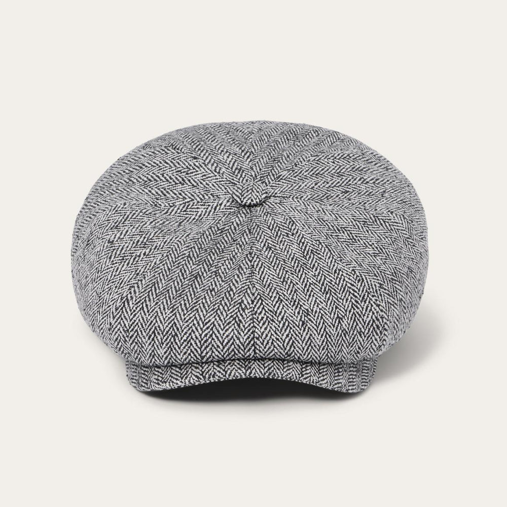 Herringbone Silk Hatteras Black Herringbone | Men/Women Stetson Caps & Truckers